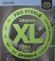 Фото - Струны DAddario XL ProSteels Bass 5-String 43-127 