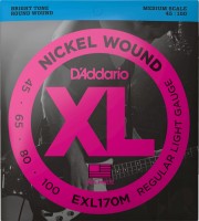 Фото - Струны DAddario XL Nickel Wound Bass MS 45-100 