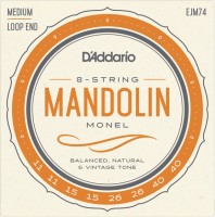 Фото - Струны DAddario Monel Mandolin 8-String 11-40 