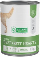 Фото - Корм для собак Natures Protection Adult Canned Beef/Beef Hearts 800 g 1 шт