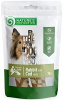 Фото - Корм для собак Natures Protection Snack Rabbit and Cod Rolls 75 g 