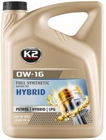 Фото - Моторное масло K2 Motor Oil 0W-16 Hybrid 5 л