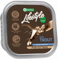 Фото - Корм для кошек Natures Protection Lifestyle Kitten Trout 85 g 