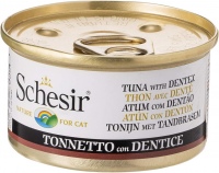 Фото - Корм для кошек Schesir Adult Canned Tuna/Dentex 85 g 