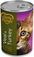 Фото - Корм для кошек Lovely Hunter Kitten Canned Veal/Turkey 400 g 