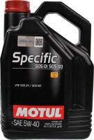 Фото - Моторное масло Motul Specific 505.01-505.00 5W-40 5 л