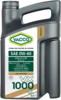 Моторное масло Yacco VX 1000 LL 0W-40 5 л