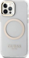 Фото - Чехол GUESS Metal Outline with MagSafe for iPhone 12/12 Pro 