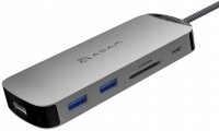 Фото - Картридер / USB-хаб ADAM Elements CASA HUB X DP USB-C 8K 10-in-1 Hub 