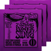 Фото - Струны Ernie Ball Slinky Nickel Wound 7-String 11-58 (3-Pack) 