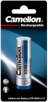 Фото - Аккумулятор / батарейка Camelion ICR18650 FlatTop  2200 mAh