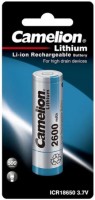 Фото - Аккумулятор / батарейка Camelion ICR18650 FlatTop  2600 mAh