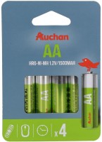 Фото - Аккумулятор / батарейка Auchan  4xAA 1500 mAh