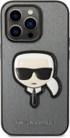 Фото - Чехол Karl Lagerfeld Saffiano Karl's Head Patch for iPhone 14 Pro Max 