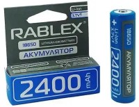 Фото - Аккумулятор / батарейка Rablex 1x18650  2400 mAh Protect