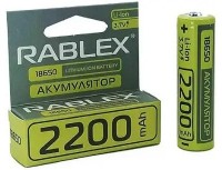 Фото - Аккумулятор / батарейка Rablex 1x18650  2200 mAh