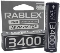 Фото - Аккумулятор / батарейка Rablex 1x18650  3400 mAh