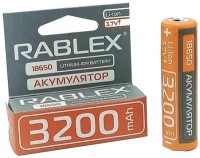 Фото - Аккумулятор / батарейка Rablex 1x18650  3200 mAh