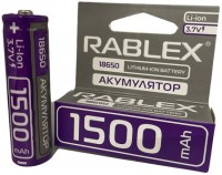 Фото - Аккумулятор / батарейка Rablex 1x18650  1500 mAh