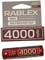 Фото - Аккумулятор / батарейка Rablex 1x18650  4000 mAh Protect