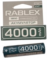 Фото - Аккумулятор / батарейка Rablex 1x18650  4000 mAh
