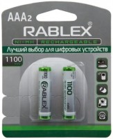 Фото - Аккумулятор / батарейка Rablex 2xAAA  1100 mAh