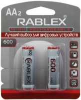 Фото - Аккумулятор / батарейка Rablex 2xAA  600 mAh