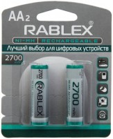 Фото - Аккумулятор / батарейка Rablex 2xAA  2700 mAh