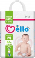 Подгузники Mello UniCare Diapers M / 62 pcs 
