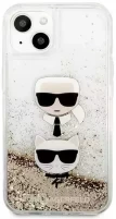 Фото - Чехол Karl Lagerfeld Liquid Glitter Karl & Choupette for iPhone 13 mini 