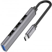 Фото - Картридер / USB-хаб Hoco HB26 Type-C 