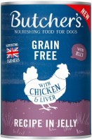 Фото - Корм для собак Butchers Grain Free Canned Adult Chicken in Jelly 400 g 1 шт