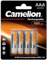 Фото - Аккумулятор / батарейка Camelion  4xAAA 600 mAh