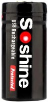 Фото - Аккумулятор / батарейка Soshine 1x16340 700 mAh micro USB 