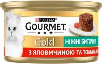 Фото - Корм для кошек Gourmet Gold Canned Beef/Tomatoes 12 pcs 