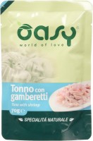 Фото - Корм для кошек OASY Natural Range Adult Tuna/Shrimp Pouch 70 g 