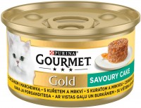 Фото - Корм для кошек Gourmet Gold Savoury Cake Chicken/Carrots 85 g 