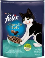 Фото - Корм для кошек Felix Crunchy&Soft Tuna/Salmon 950 g