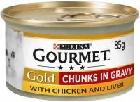 Фото - Корм для кошек Gourmet Gold Canned Chicken/Liver 85 g 