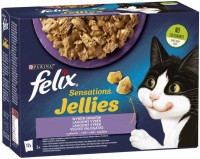 Фото - Корм для кошек Felix Sensations Jellies Selection of Flavors in Jelly 12 pcs 
