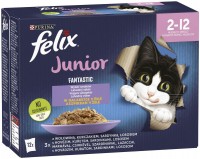 Фото - Корм для кошек Felix Fantastic Junior Mix of Flavors 12 pcs 