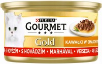 Фото - Корм для кошек Gourmet Gold Canned Sauce Delights Beef 85 g 