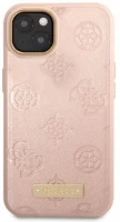 Фото - Чехол GUESS Peony Logo Plate MagSafe for iPhone 13 