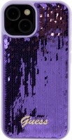 Фото - Чехол GUESS Sequin Script Metal for iPhone 15 