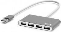 Фото - Картридер / USB-хаб Port Designs USB-A Hub 4X USB-A 2.0 Ports 