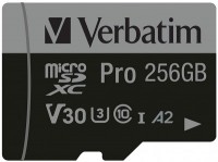 Фото - Карта памяти Verbatim Pro U3 microSD 256 ГБ