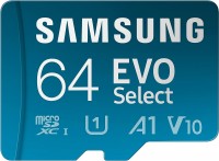 Фото - Карта памяти Samsung EVO Select microSDXC + Adapter 64 ГБ