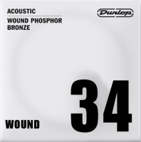 Фото - Струны Dunlop Phosphor Bronze Single 34 