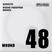 Фото - Струны Dunlop Phosphor Bronze Single 48 