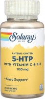 Фото - Аминокислоты Solaray 5-HTP 100 mg 30 cap